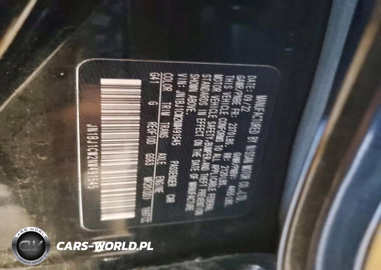 2022 Nissan Rogue Sport Sl VIN:JN1BJ1CW2NW491545 - 13