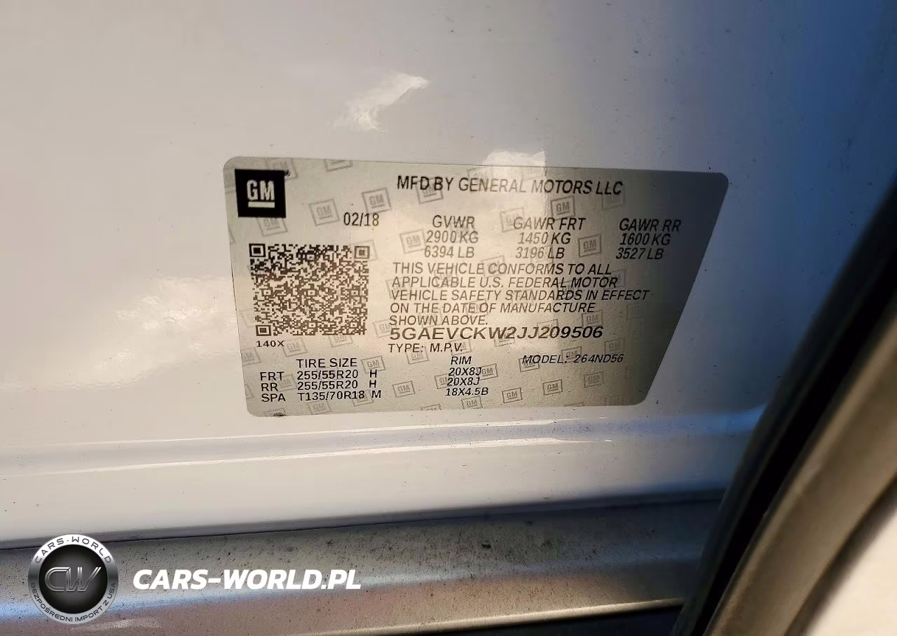 2018 Buick Enclave Avenir VIN:5GAEVCKW2JJ209506 - 13