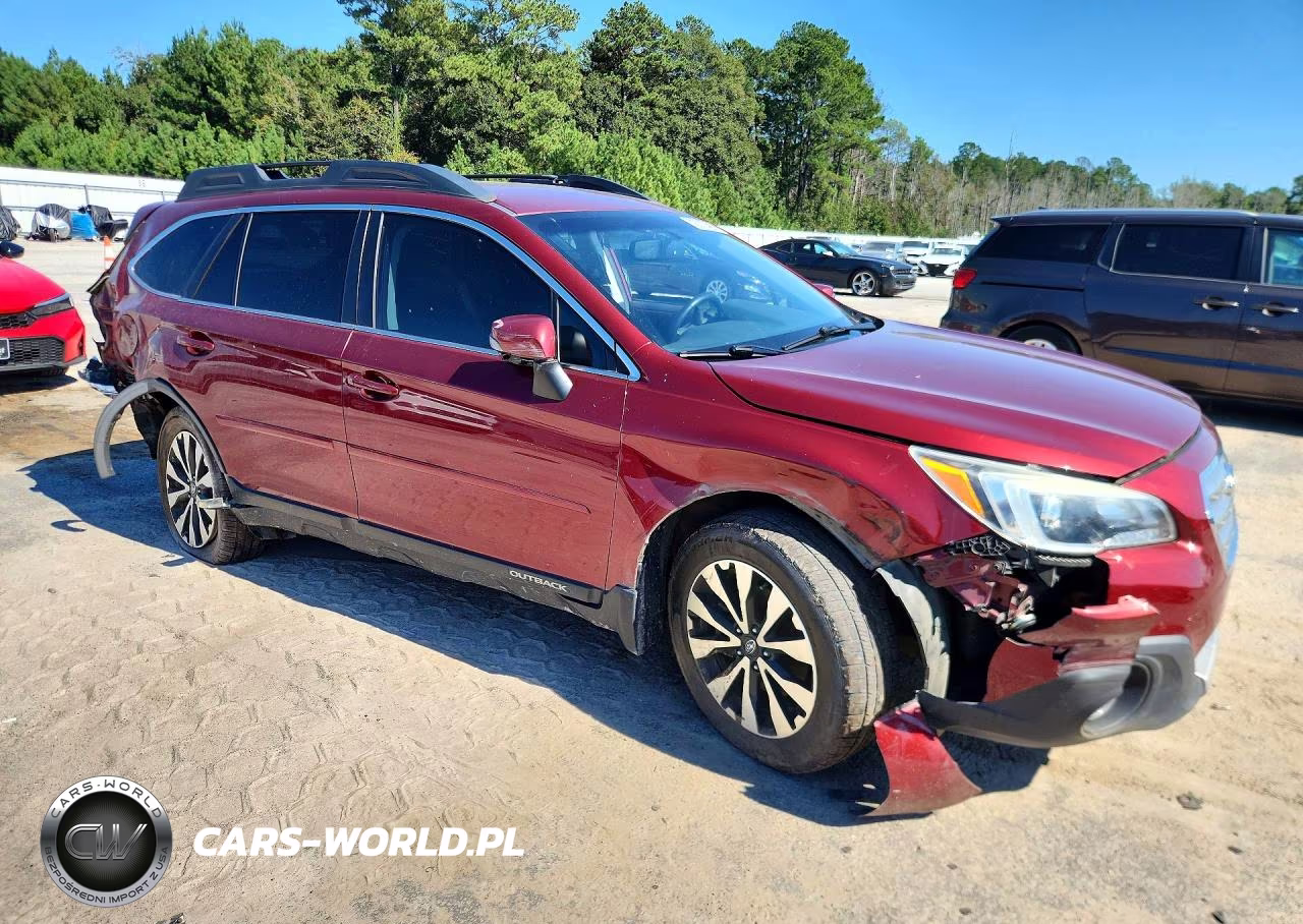 2015 Subaru Outback 2.5I Limited VIN:4S4BSBJC4F3316513 - 4