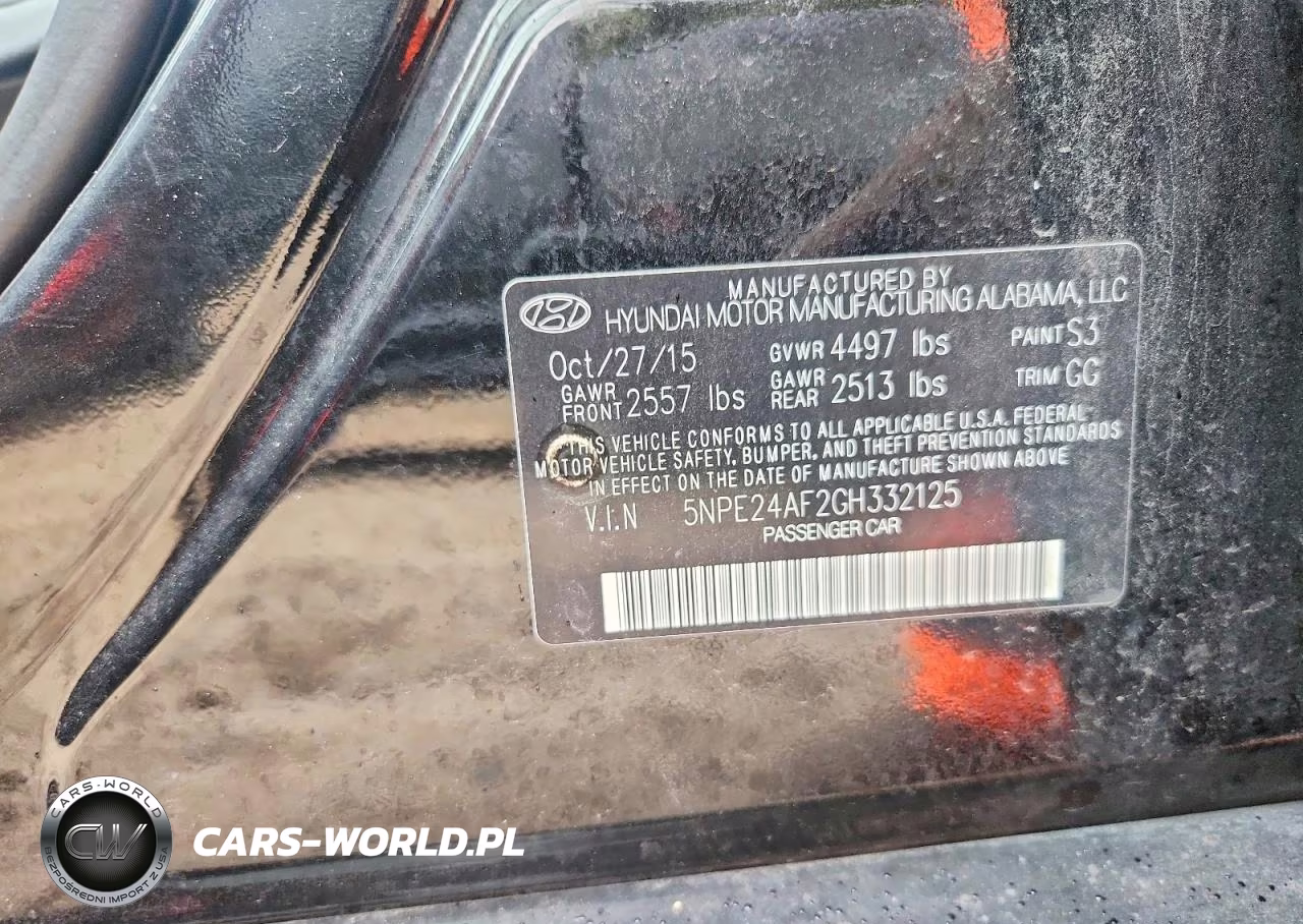 2016 Hyundai Sonata Se VIN:5NPE24AF2GH332125 - 12