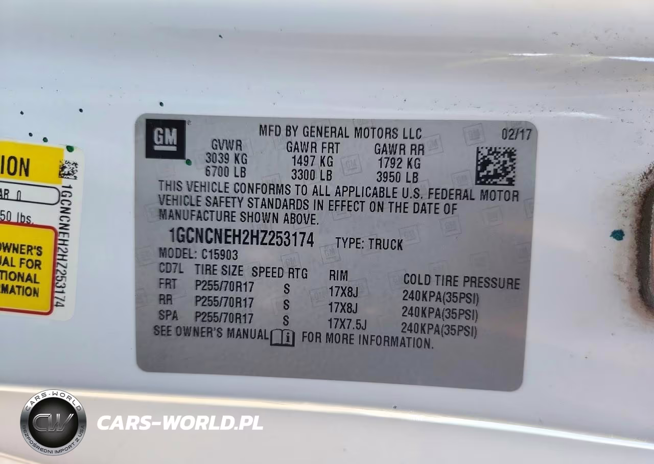 2017 Chevrolet Silverado C1500 VIN:1GCNCNEH2HZ253174 - 12