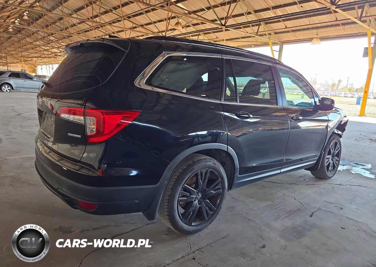 2022 Honda Pilot Se VIN:5FNYF5H28NB021448 - 3