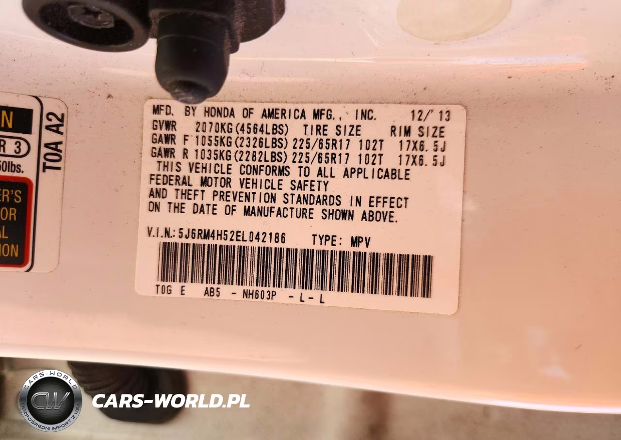 2014 Honda Cr-V Ex VIN:5J6RM4H52EL042186 - 13