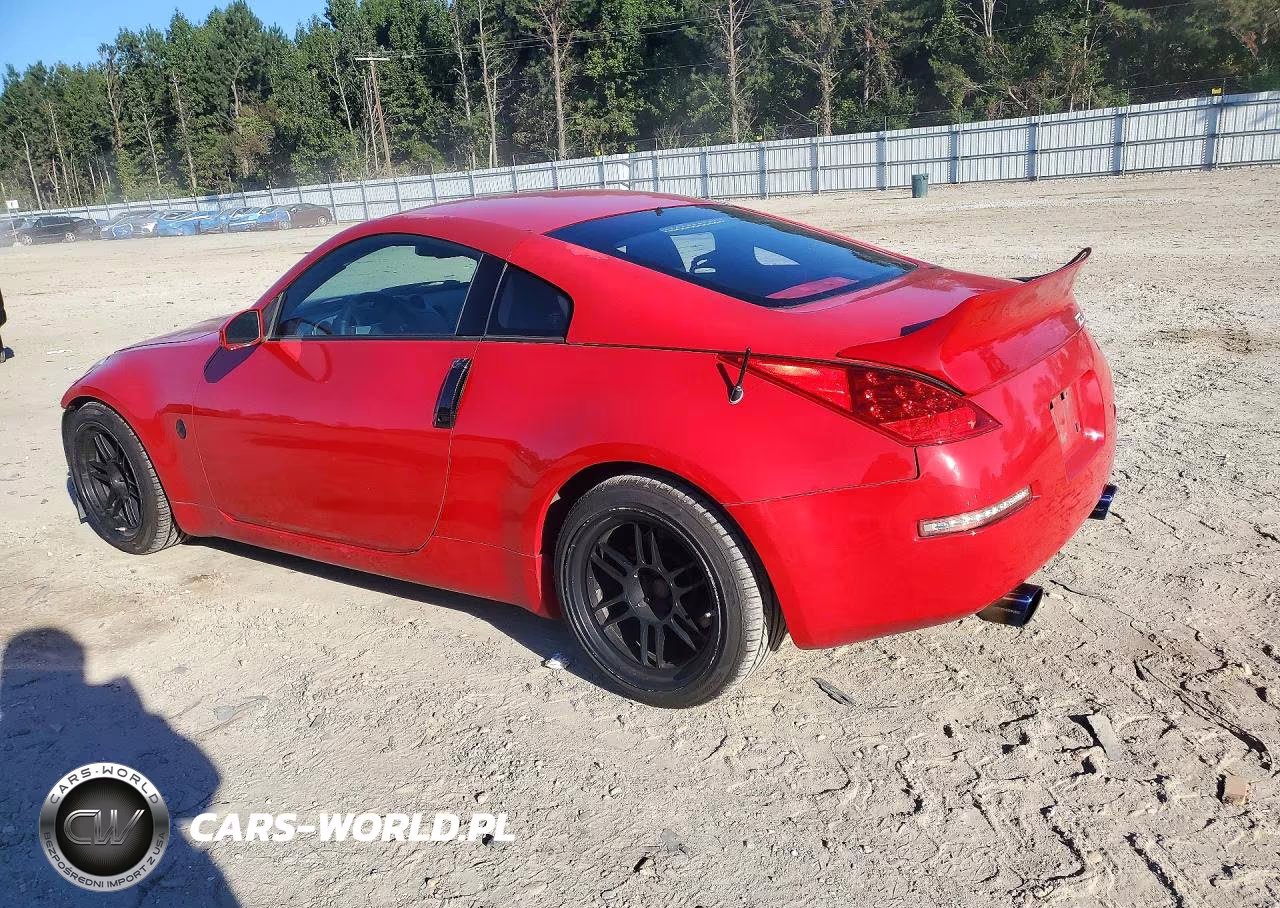 2008 Nissan 350Z Base VIN:JN1BZ34DX8M701052 - 2