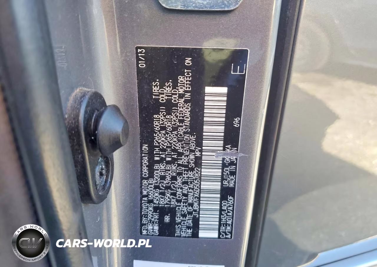 2013 Lexus Gx 460 VIN:JTJBM7FX6D5057822 - 13