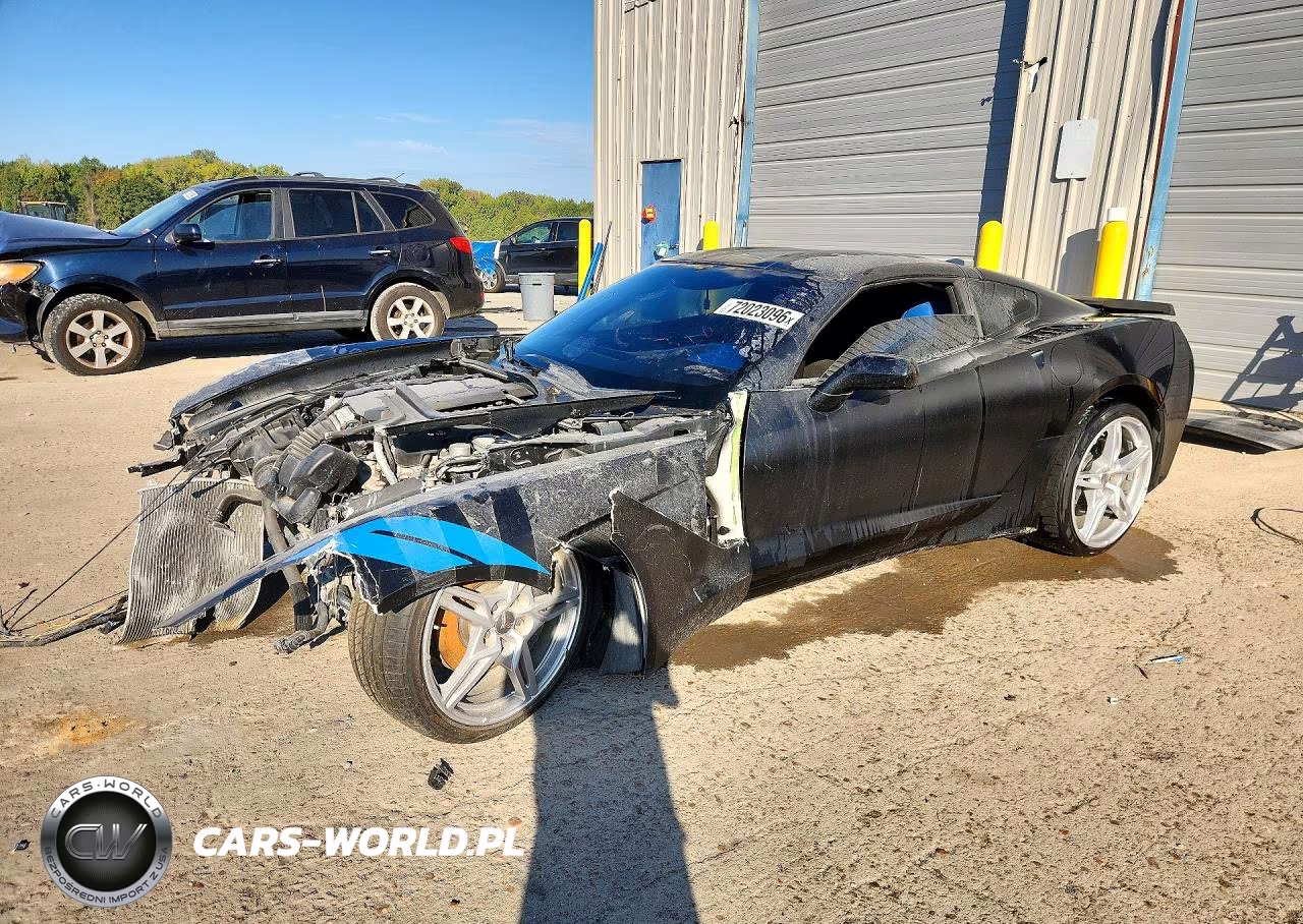 2019 Chevrolet Corvette Stingray 1Lt VIN:1G1YB2D72K5107100 - 1
