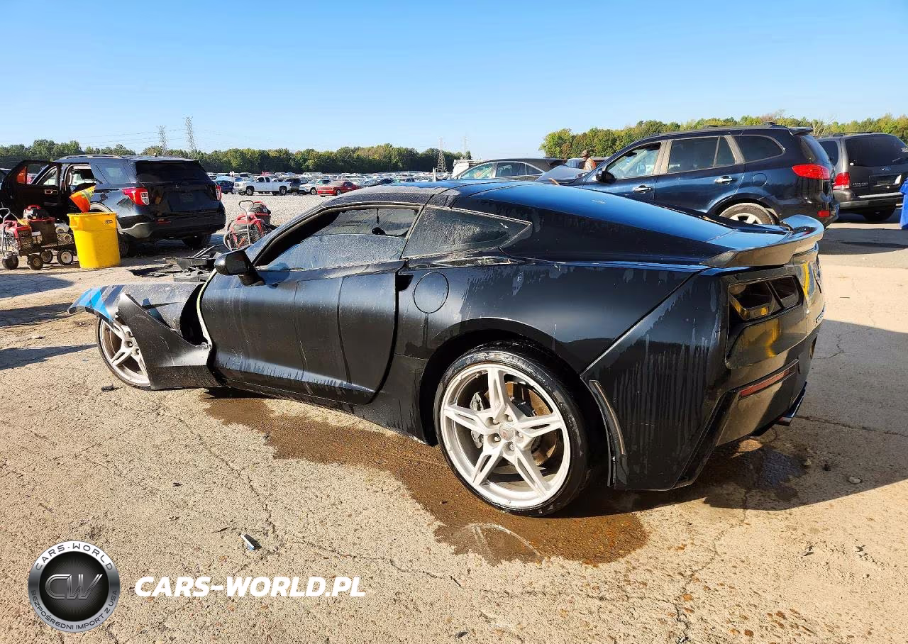 2019 Chevrolet Corvette Stingray 1Lt VIN:1G1YB2D72K5107100 - 2