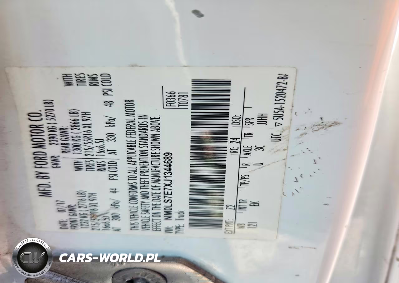 2018 Ford Transit Connect Xl Delivery Van VIN:NM0LS7E7XJ1344689 - 14