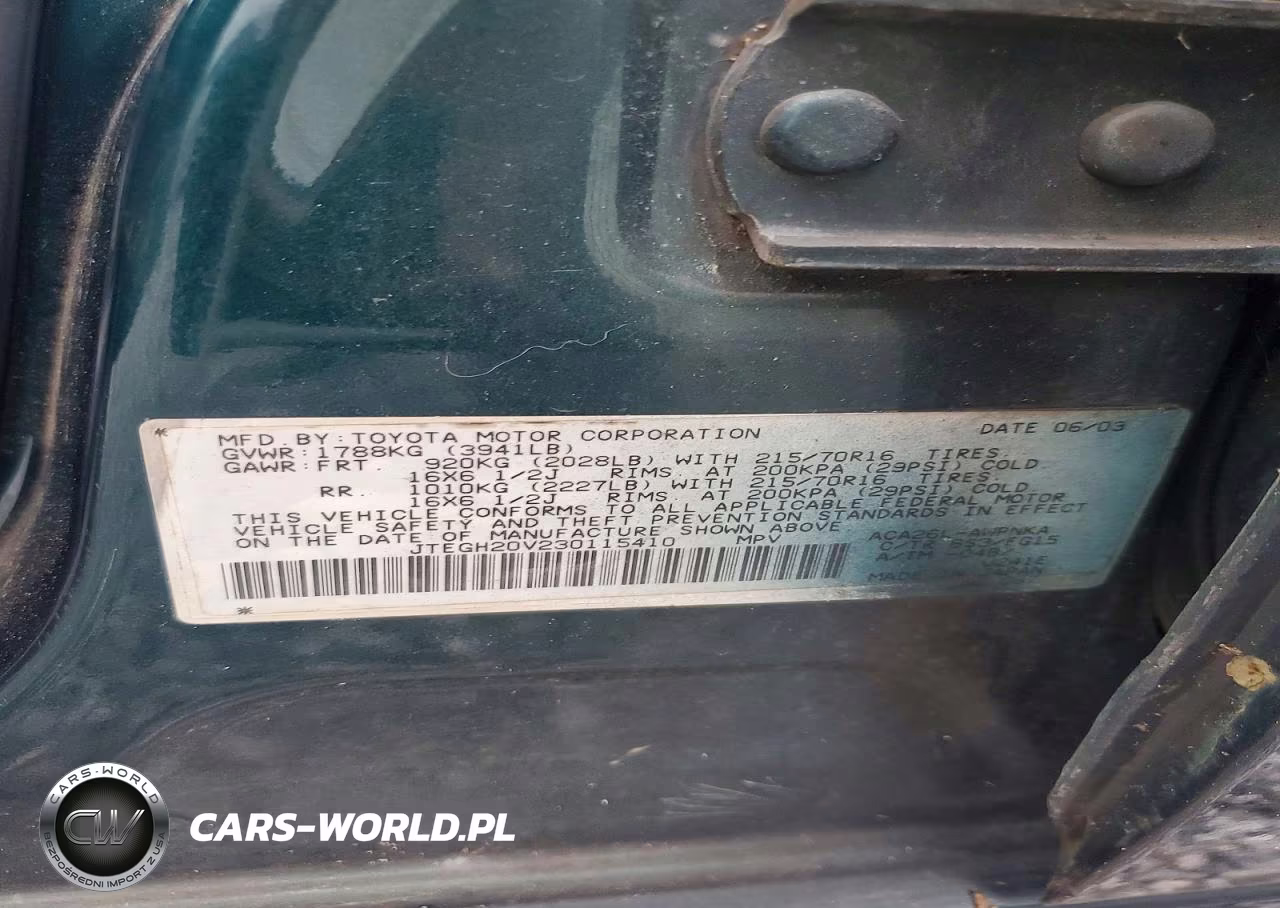 2003 Toyota Rav4 Base VIN:JTEGH20V230115410 - 13