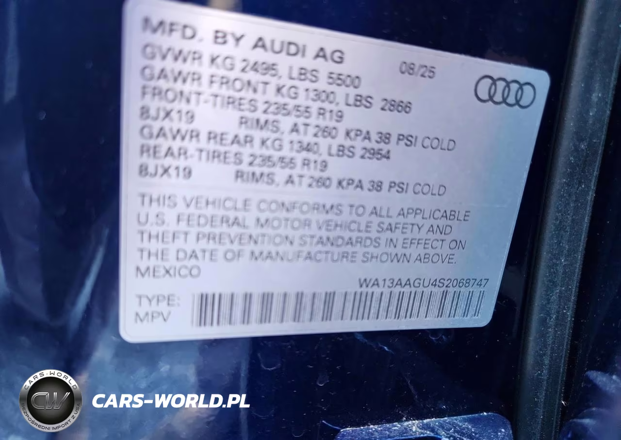 2025 Audi Q5 Prestige VIN:WA13AAGU4S2068747 - 13