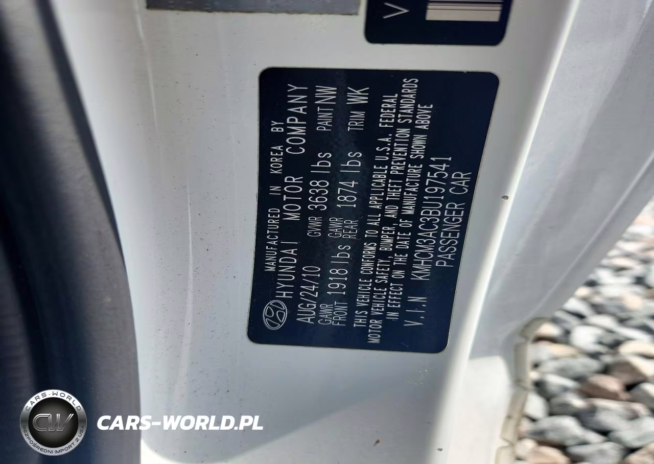 2011 Hyundai Accent Gs VIN:KMHCM3AC3BU197541 - 12