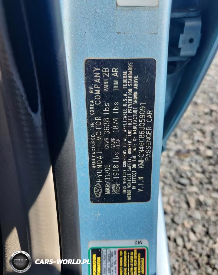 2006 Hyundai Accent Gls VIN:KMHCN46C86U059091 - 12
