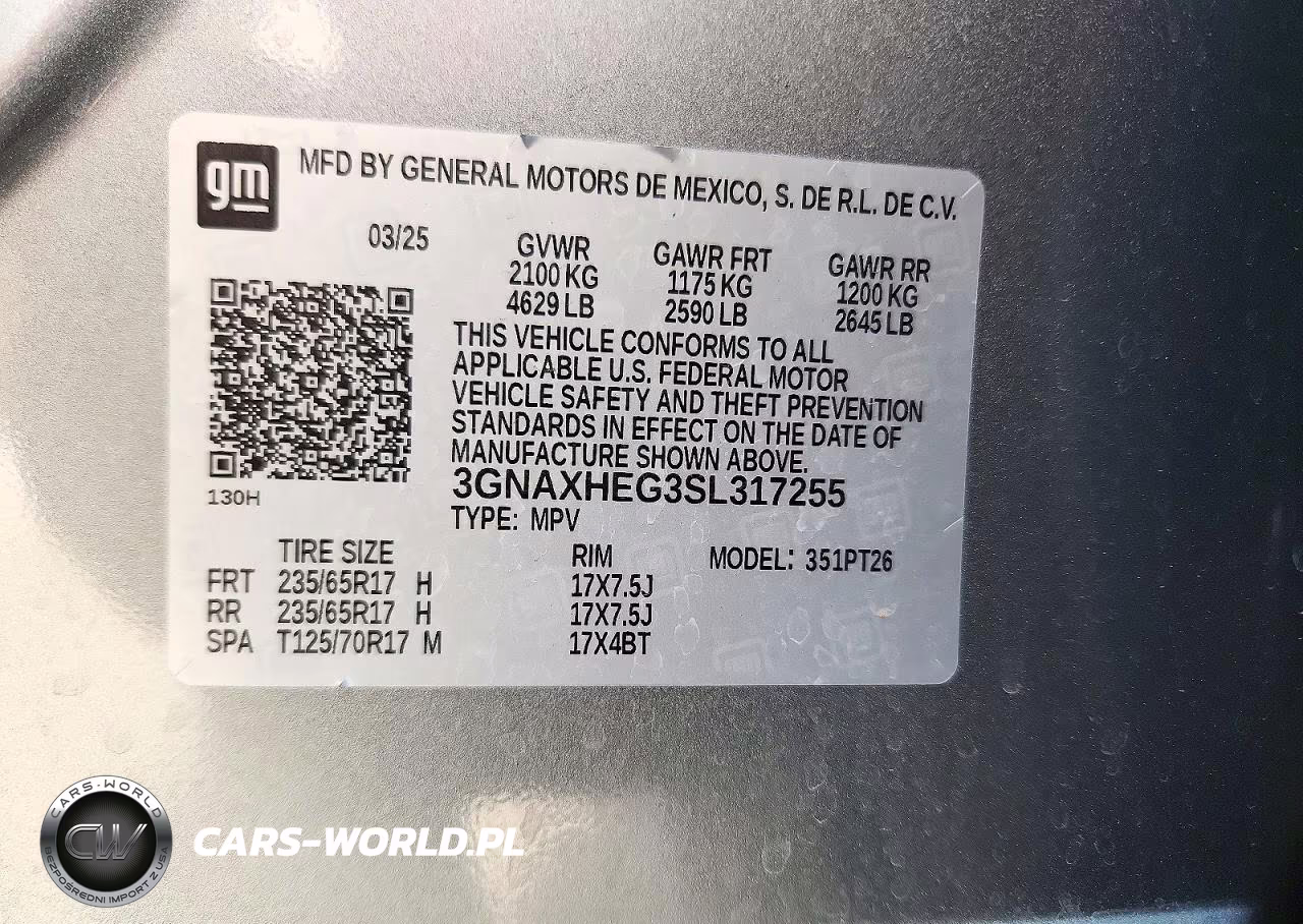 2025 Chevrolet Equinox Lt VIN:3GNAXHEG3SL317255 - 14