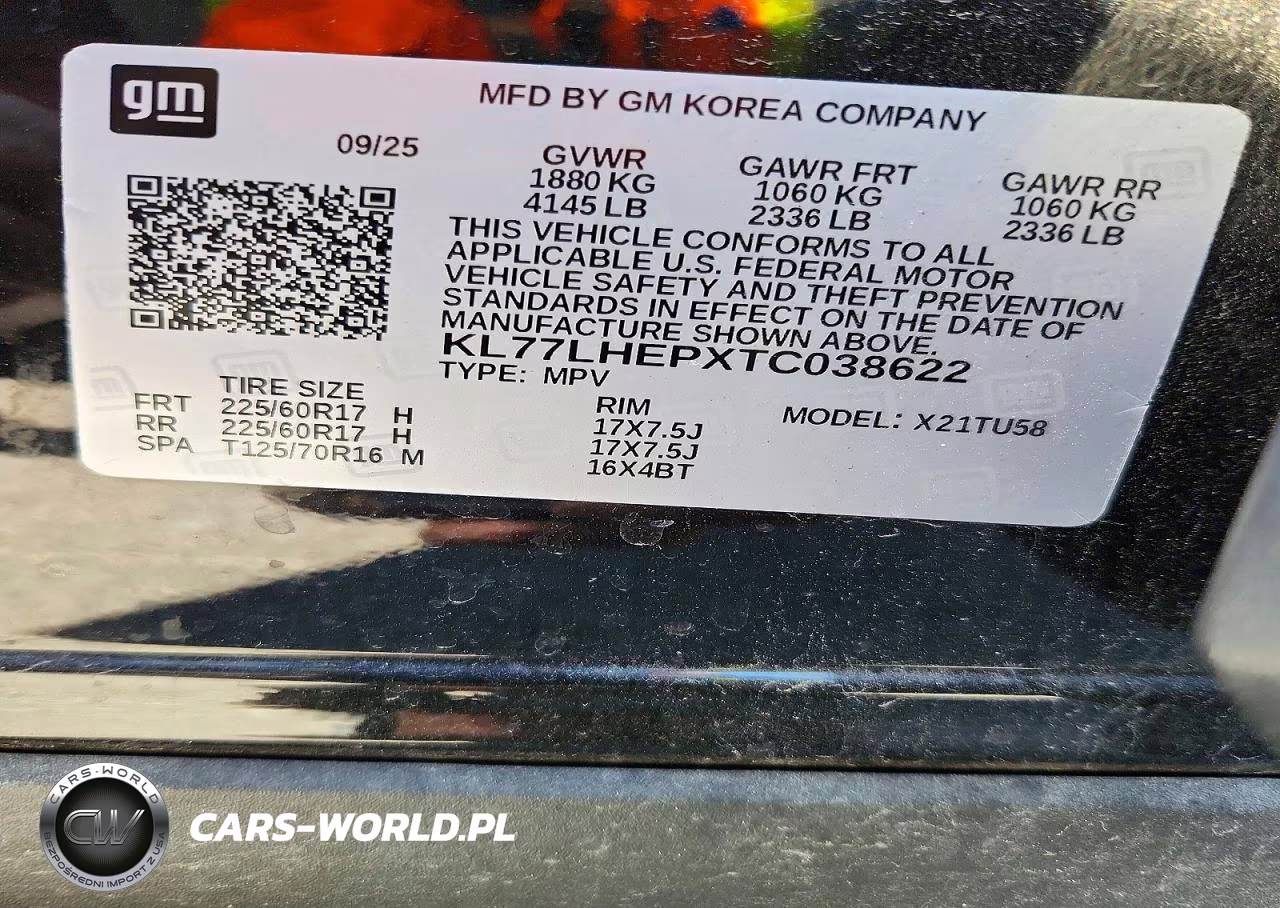 2026 Chevrolet Trax 1Lt VIN:KL77LHEPXTC038622 - 13