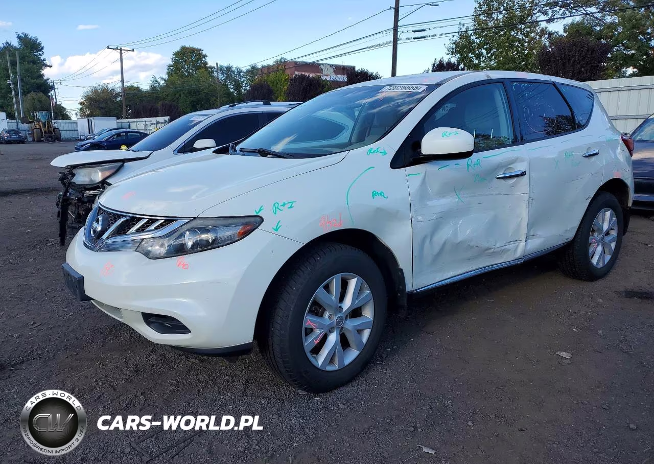 2011 Nissan Murano S VIN:JN8AZ1MW2BW158195 - 1