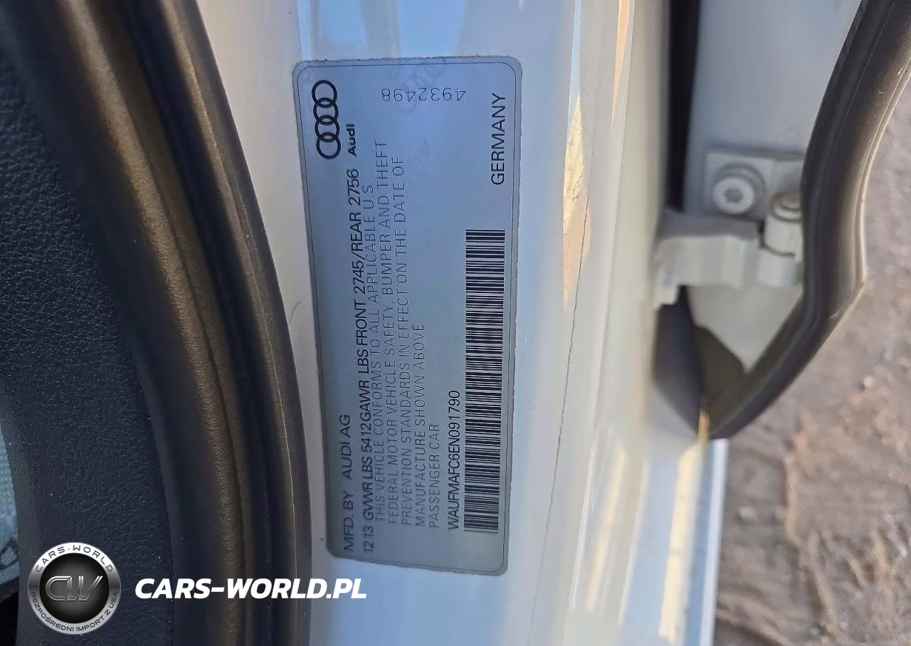 2014 Audi A6 Premium Plus VIN:WAUFMAFC6EN091790 - 12