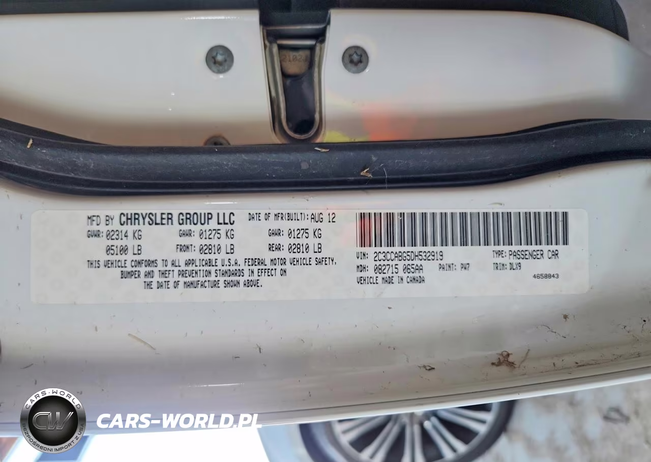 2013 Chrysler 300 S VIN:2C3CCABG5DH532919 - 12