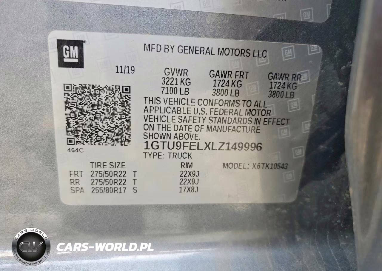 2020 GMC Sierra K1500 Denali VIN:1GTU9FELXLZ149996 - 13
