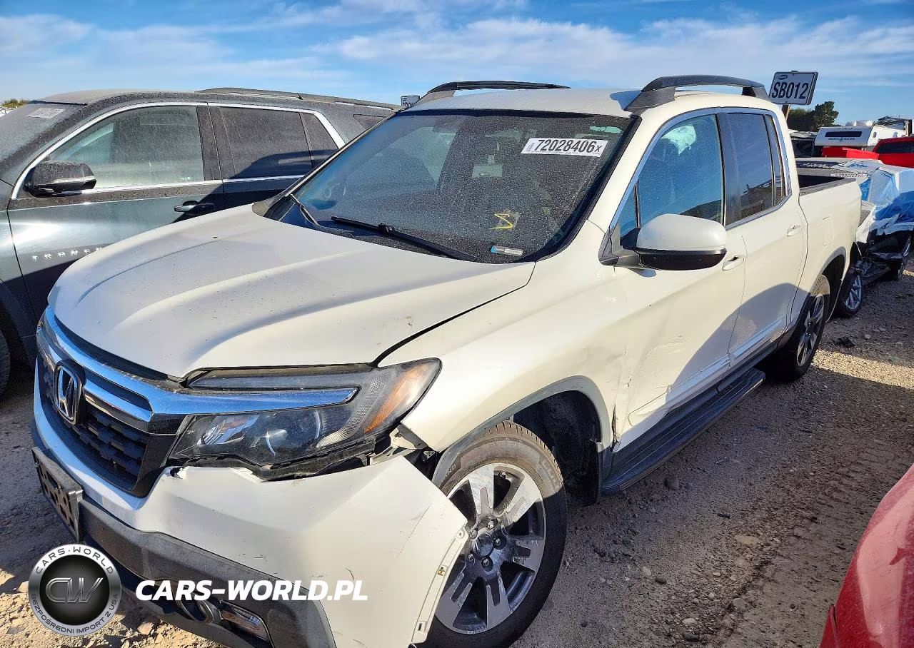 2017 Honda Ridgeline Rtl VIN:5FPYK3F67HB009096 - 1