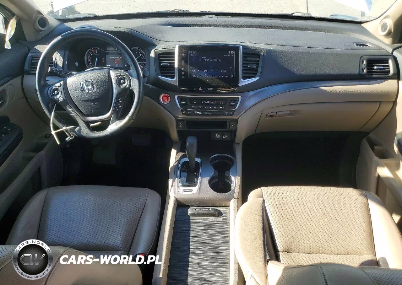 2017 Honda Ridgeline Rtl VIN:5FPYK3F67HB009096 - 8