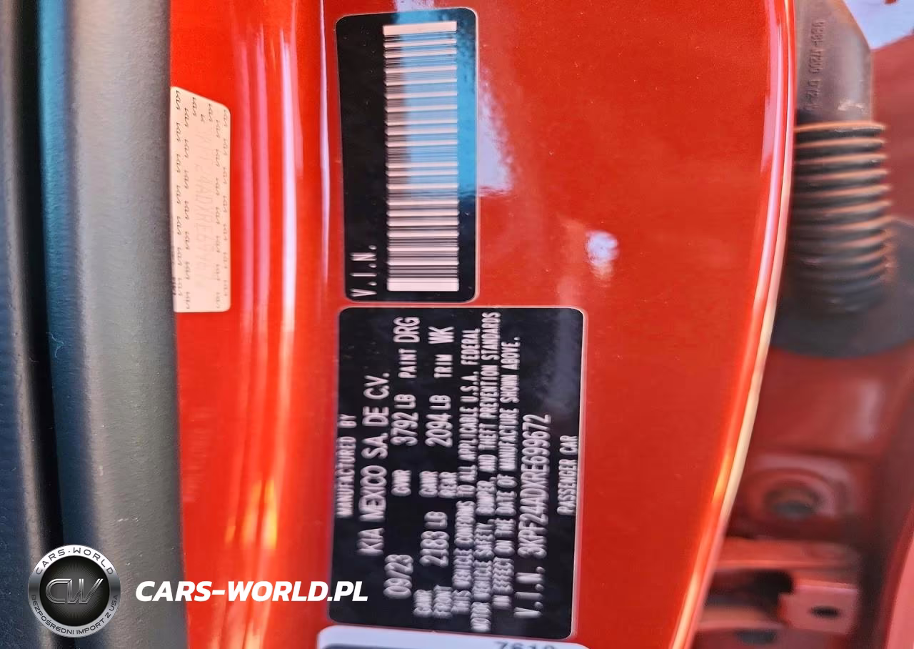 2024 Kia Forte Lxs VIN:3KPF24ADXRE699672 - 12