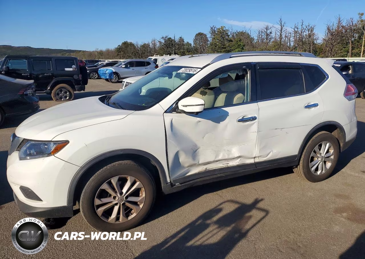 2016 Nissan Rogue Sv VIN:KNMAT2MV4GP632952 - 1