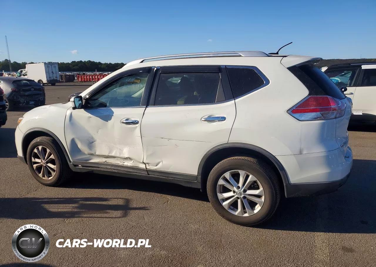 2016 Nissan Rogue Sv VIN:KNMAT2MV4GP632952 - 2