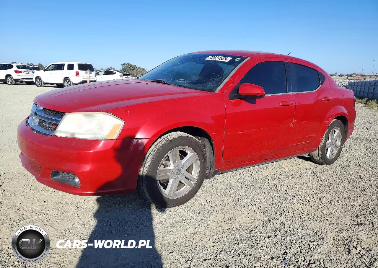 2013 Dodge Avenger Sxt VIN:1C3CDZCB1DN746831 - 1