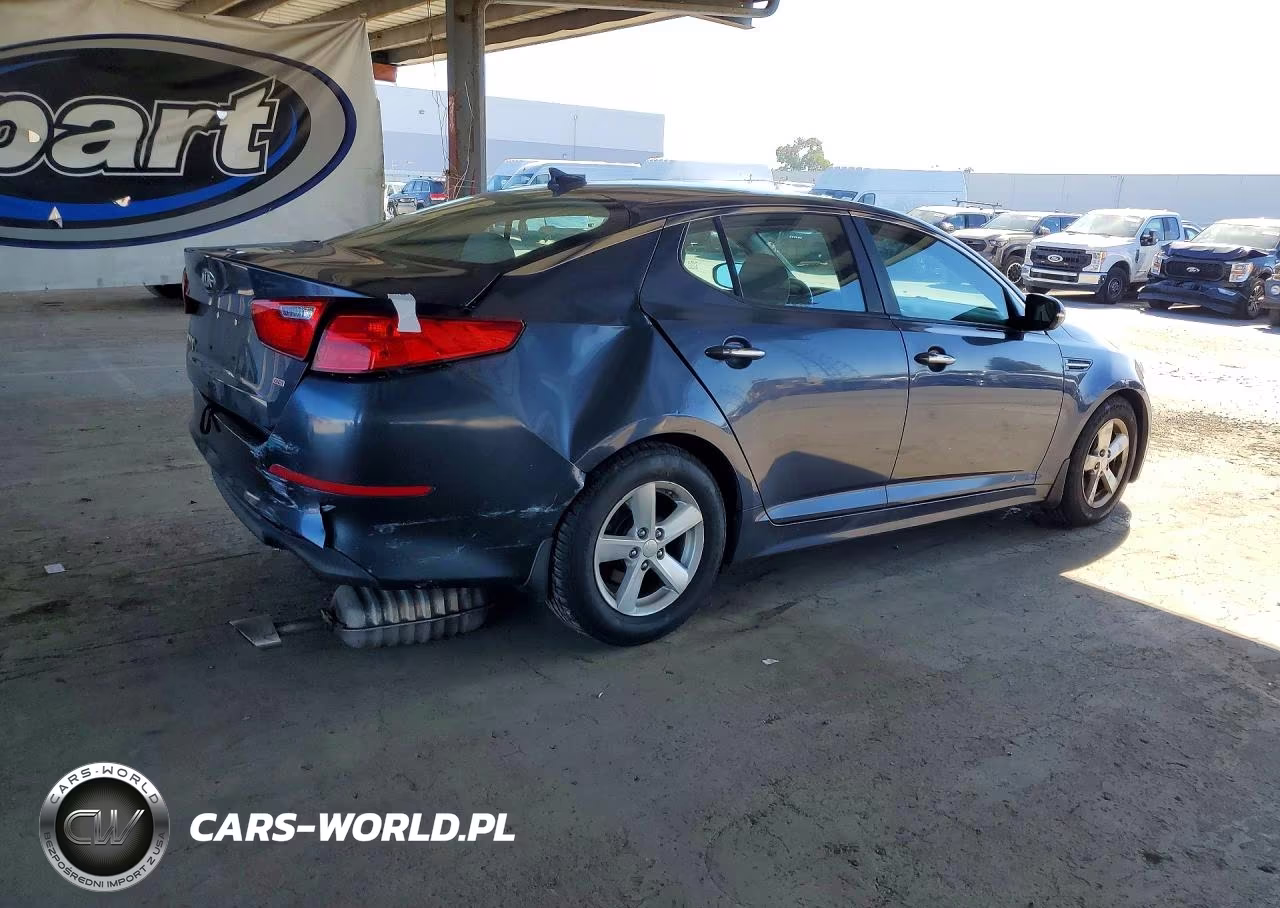 2015 Kia Optima Lx VIN:KNAGM4A74F5594428 - 3