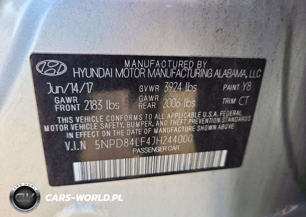2018 Hyundai Elantra Sel VIN:5NPD84LF4JH244000 - 12