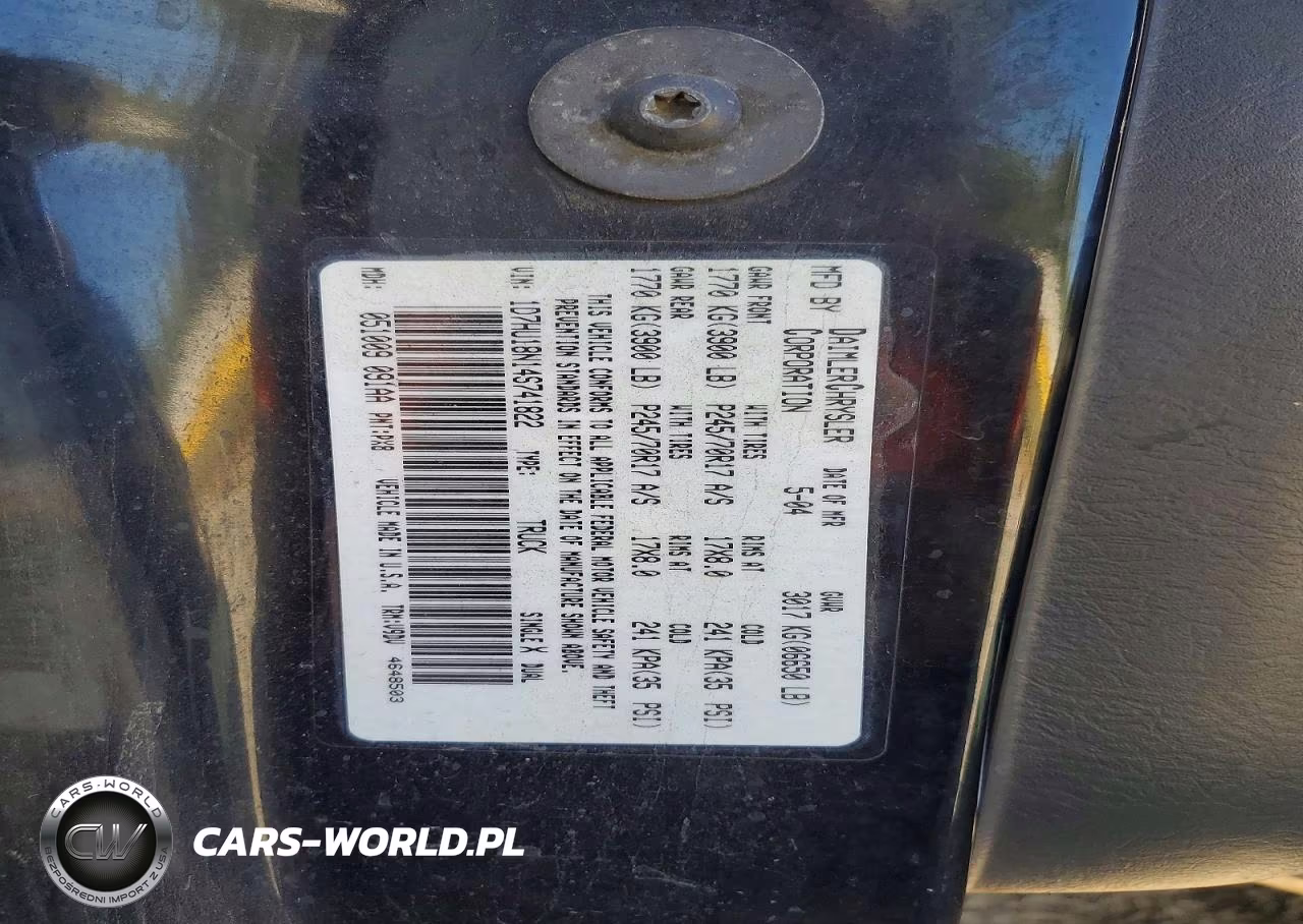 2004 Dodge Ram 1500 St VIN:1D7HU18N14S741822 - 12