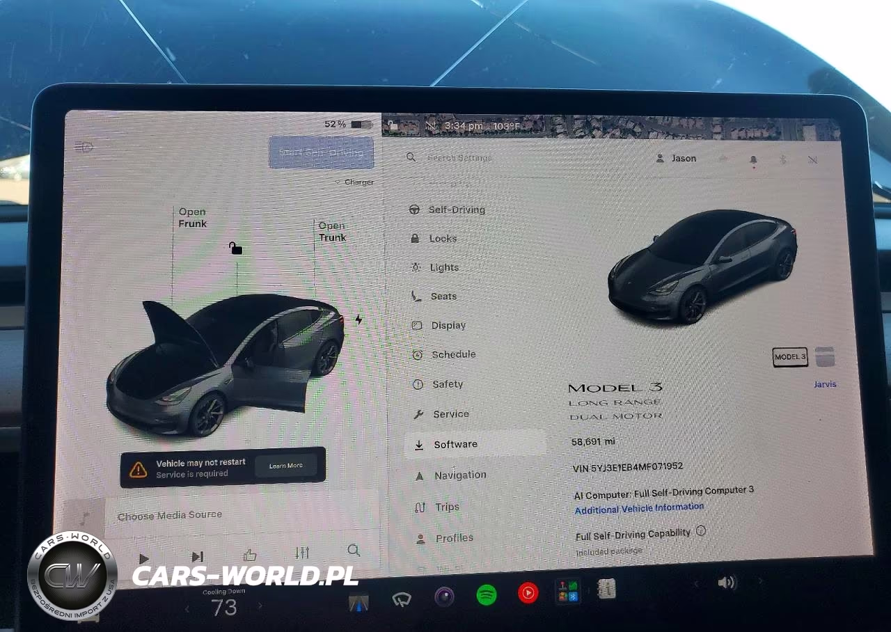 2021 Tesla Model 3 VIN:5YJ3E1EB4MF071952 - 9
