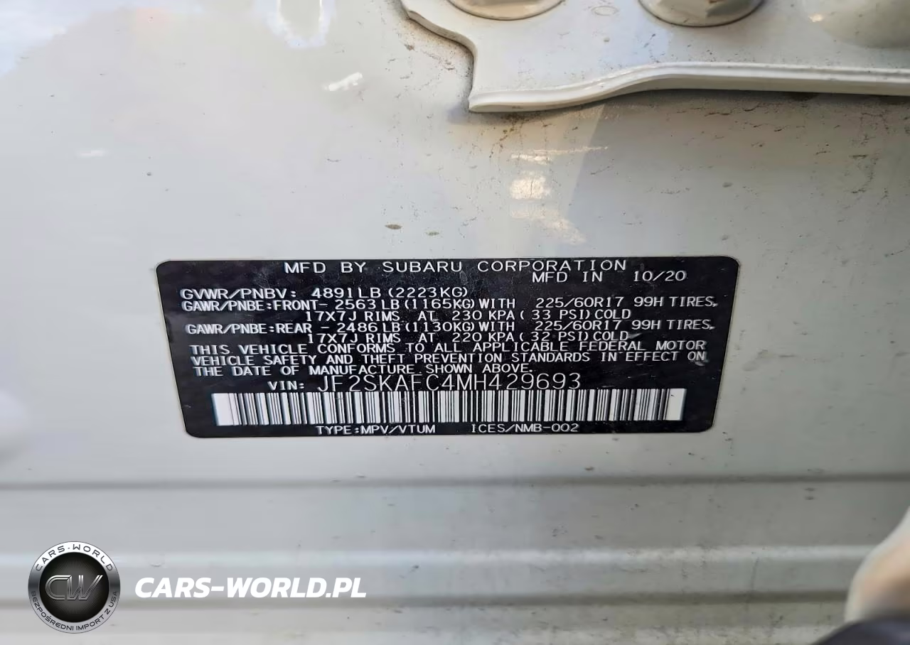 2021 Subaru Forester Premium VIN:JF2SKAFC4MH429693 - 12