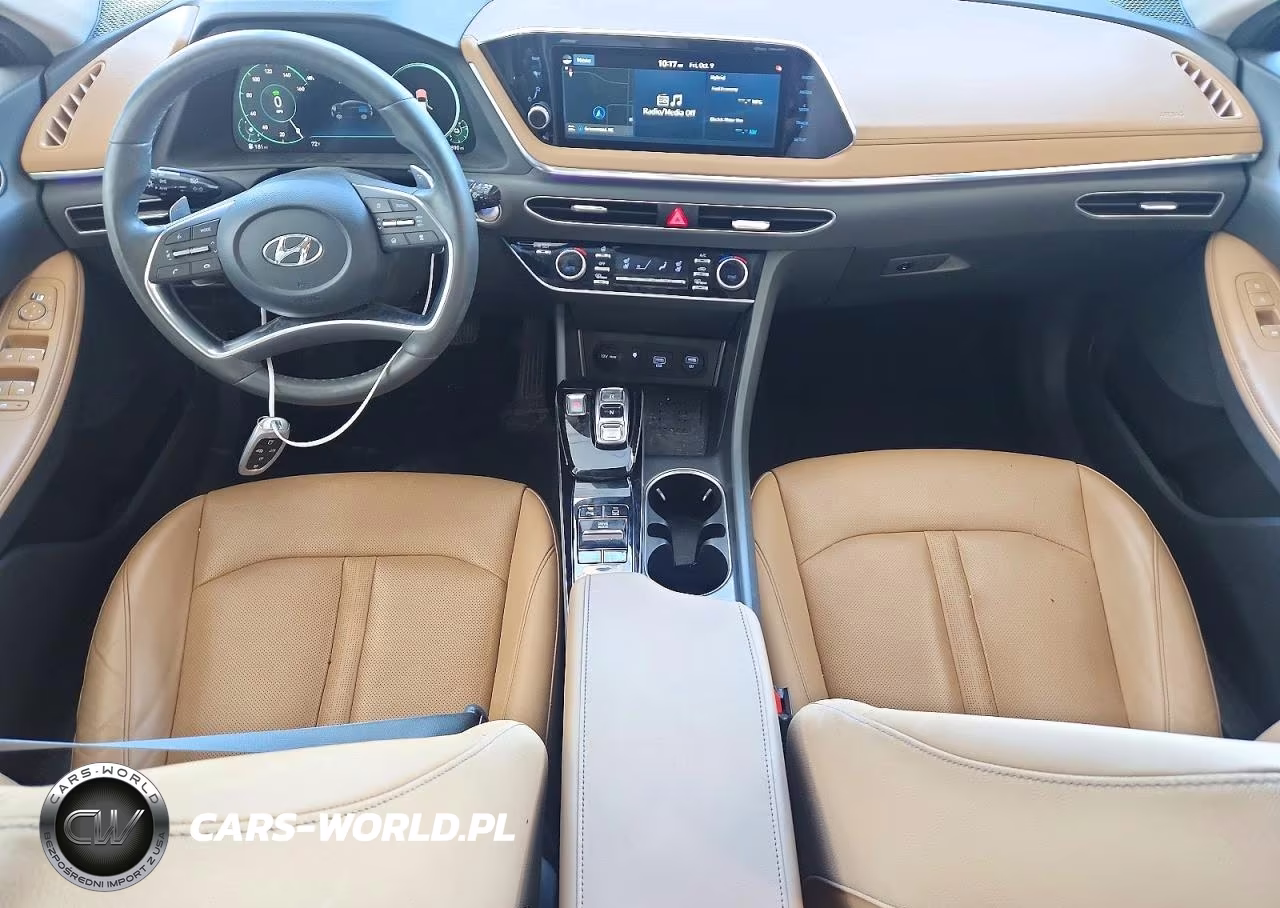 2021 Hyundai Sonata Hybrid Limited VIN:KMHL54JJXMA024007 - 8