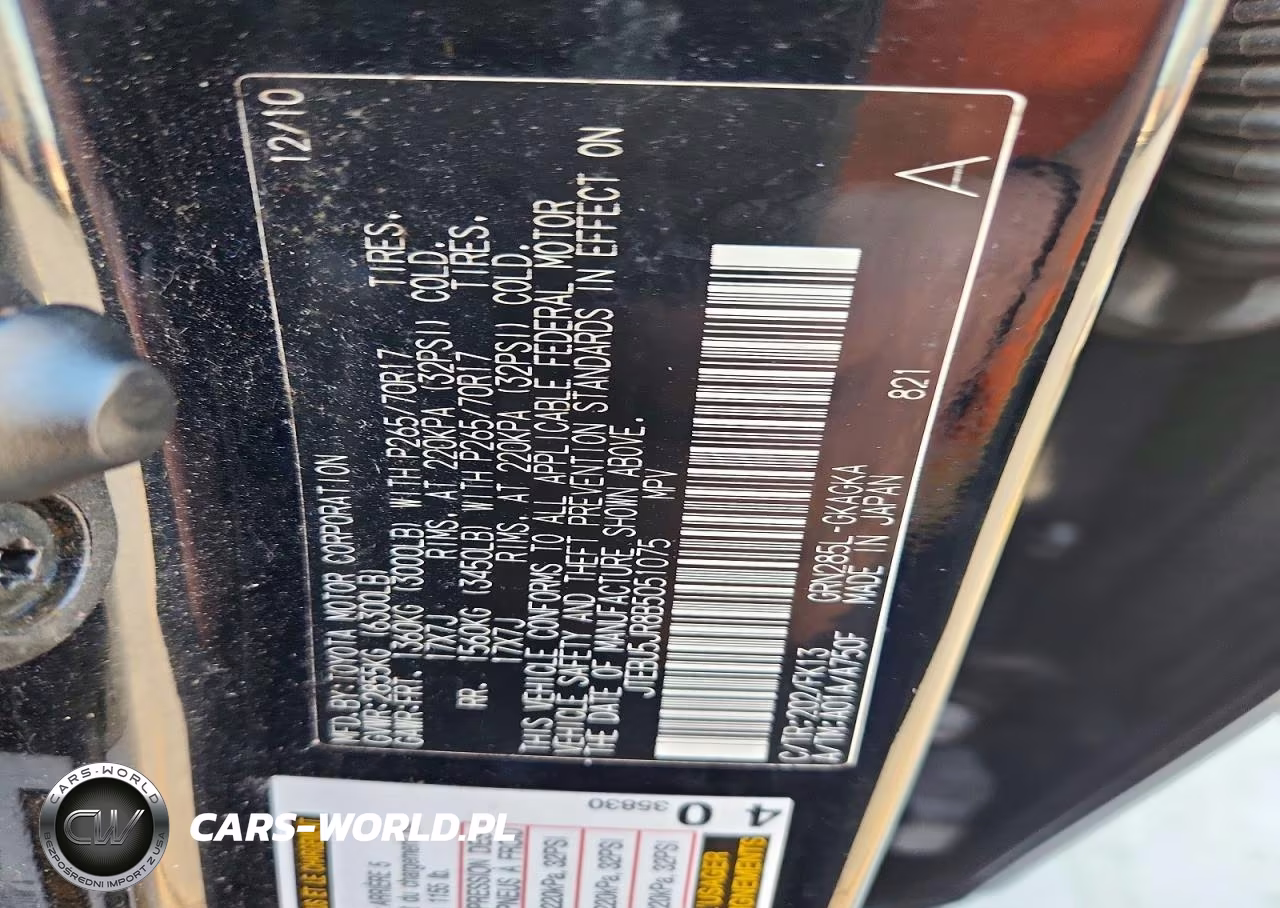 2011 Toyota 4Runner Sr5 VIN:JTEBU5JR8B5051075 - 13