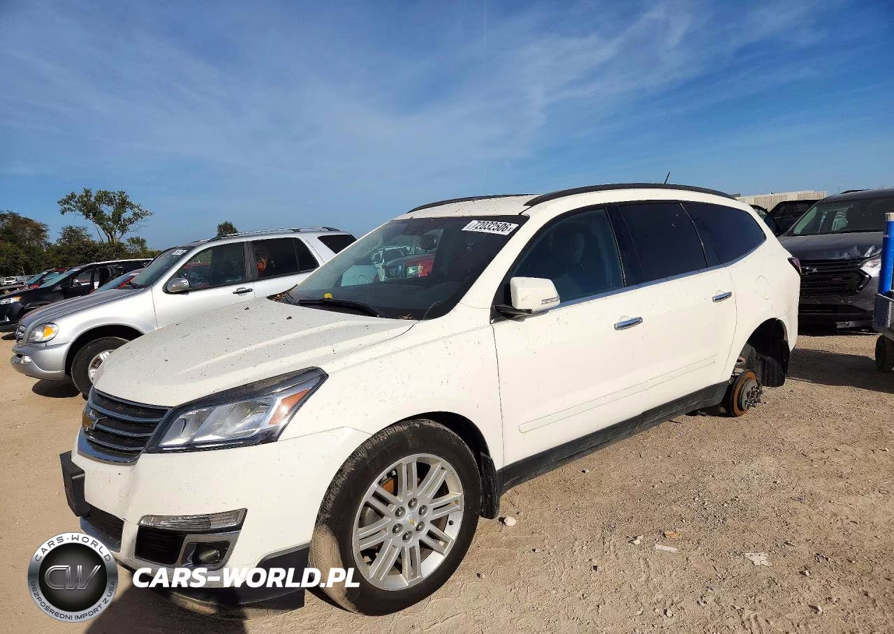2015 Chevrolet Traverse Lt VIN:1GNKVGKD3FJ157583 - 1
