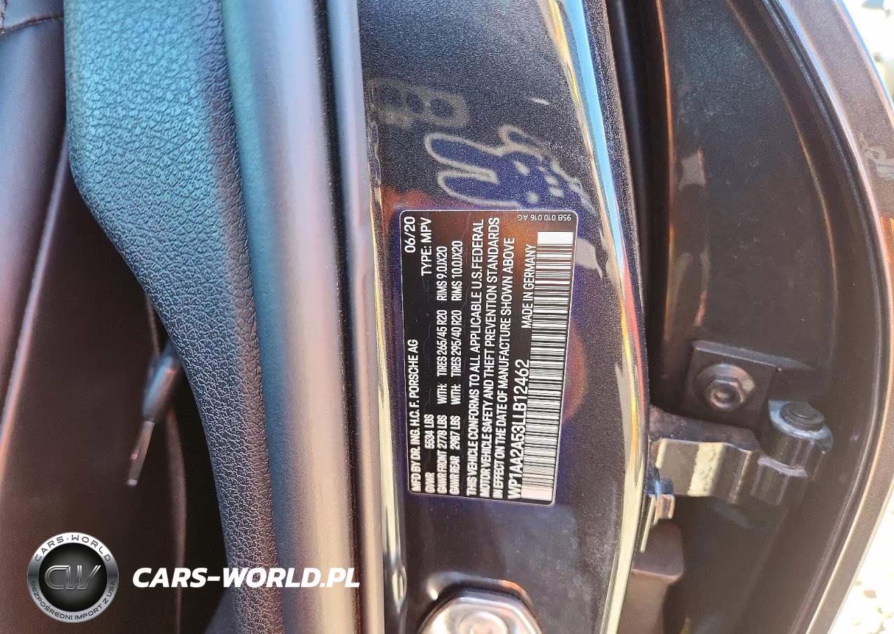 2020 Porsche Macan VIN:WP1AA2A53LLB12462 - 13