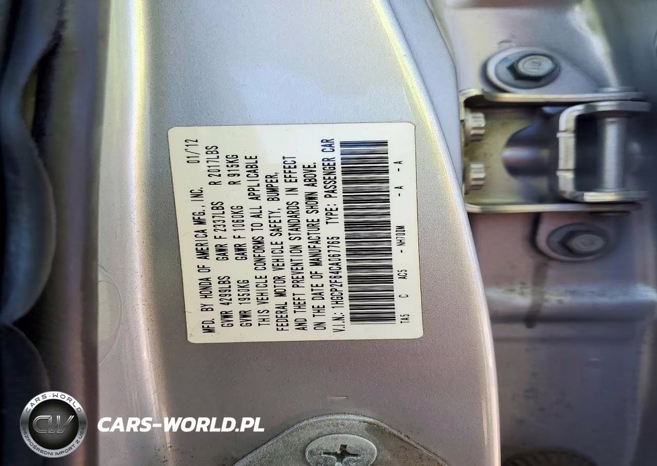 2012 Honda Accord Se VIN:1HGCP2F64CA067765 - 13