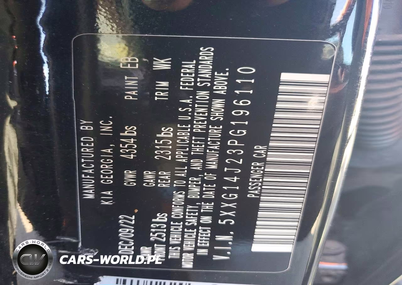 2023 Kia K5 Lxs VIN:5XXG14J23PG196110 - 12