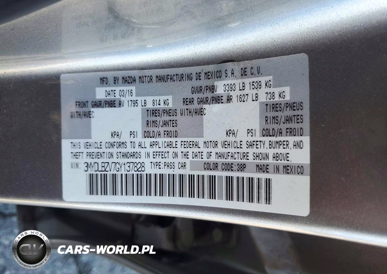 2016 Scion Ia Base VIN:3MYDLBZV7GY137828 - 12