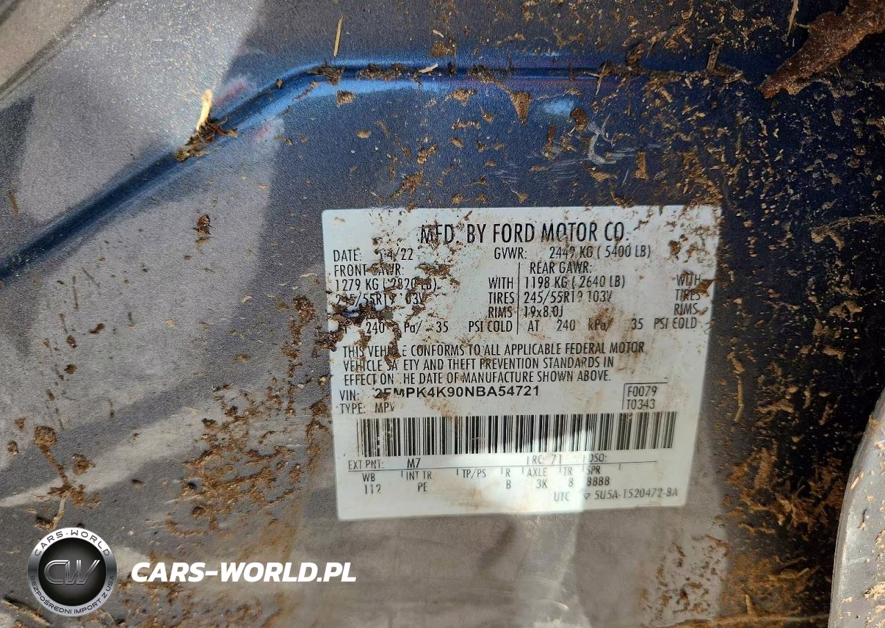 2022 Ford Edge Titanium VIN:2FMPK4K90NBA54721 - 13