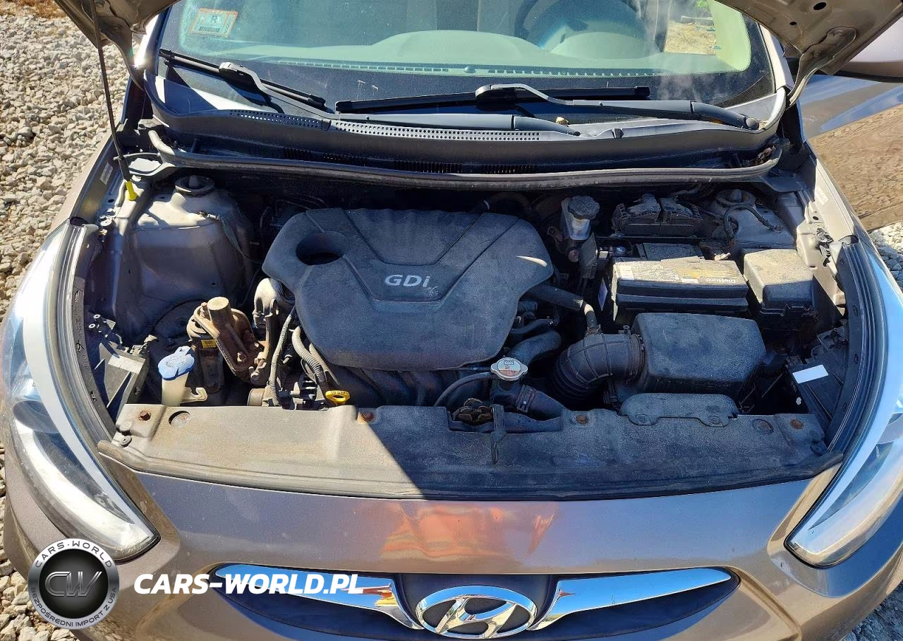 2014 Hyundai Accent Gls VIN:KMHCU4AE6EU590087 - 11
