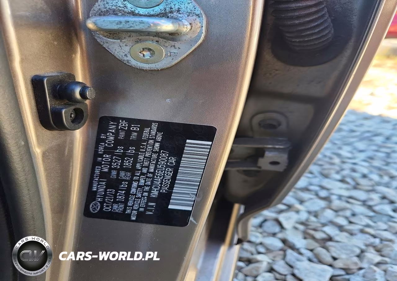 2014 Hyundai Accent Gls VIN:KMHCU4AE6EU590087 - 12