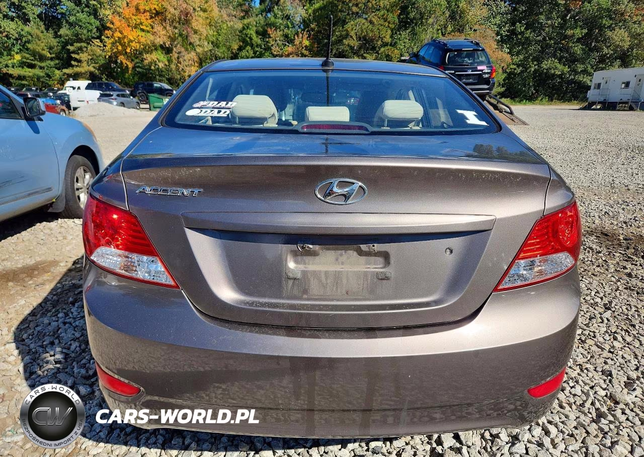 2014 Hyundai Accent Gls VIN:KMHCU4AE6EU590087 - 6