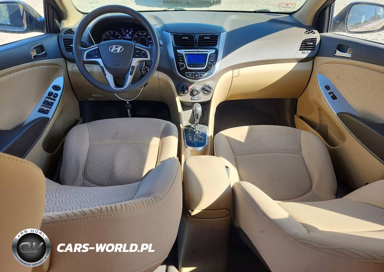 2014 Hyundai Accent Gls VIN:KMHCU4AE6EU590087 - 8