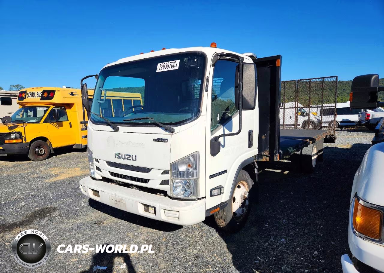 2019 Isuzu Npr Hd Flatbed Truck