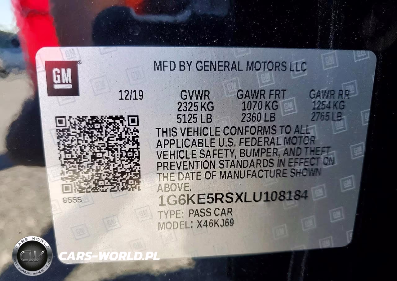 2020 Cadillac Ct6 Luxury Csav VIN:1G6KE5RSXLU108184 - 12