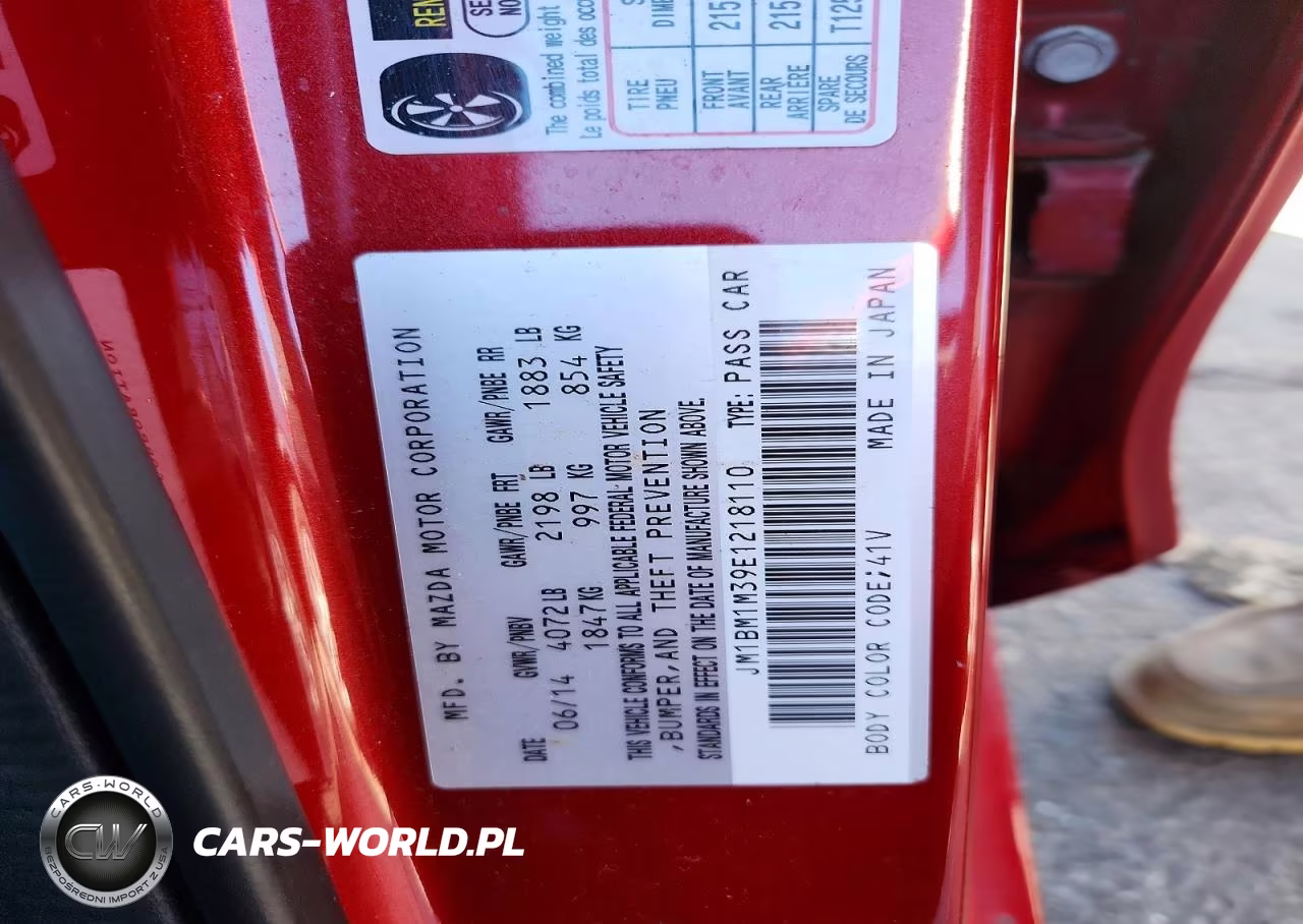 2014 Mazda 3 Grand Touring VIN:JM1BM1M39E1218110 - 12