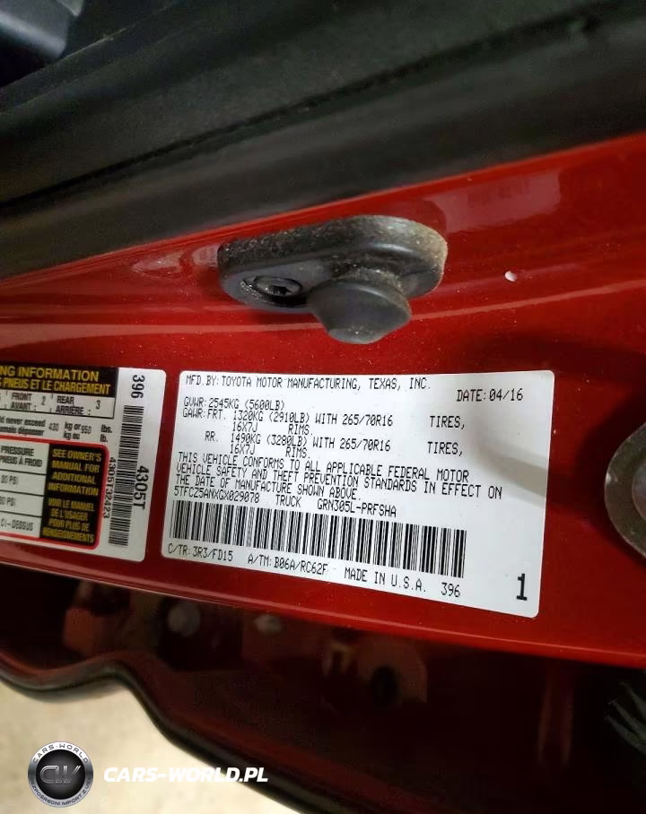 2016 Toyota Tacoma Trd Off-Road VIN:5TFCZ5ANXGX029078 - 12