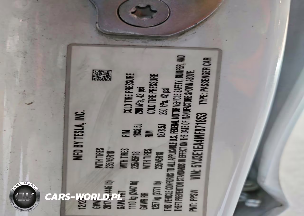 2021 Tesla Model 3 VIN:5YJ3E1EA4MF871853 - 12
